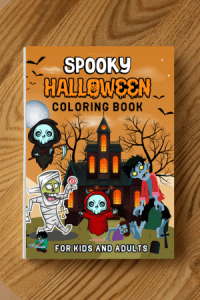 Spooky Halloween Coloring Book