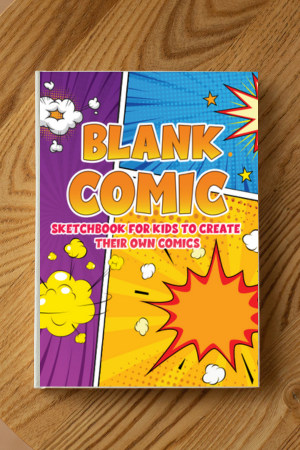 Blank Comic Book for Kids